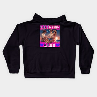 Galentine gang desert party Kids Hoodie